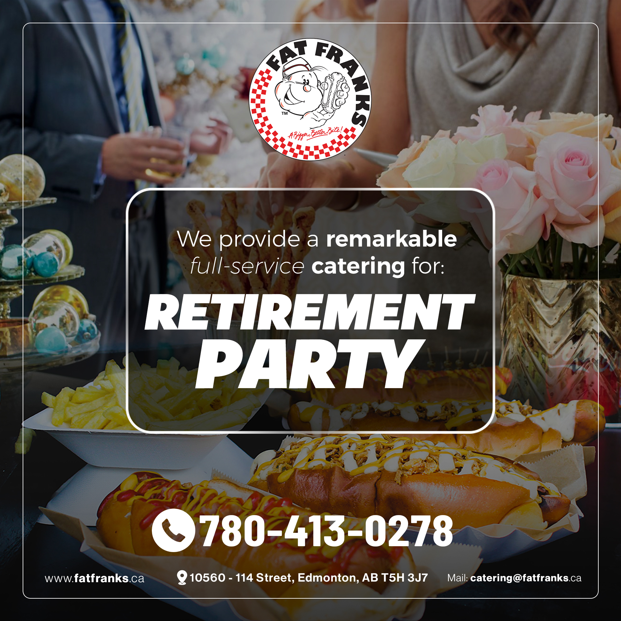 Catering Service For A Retirement Party In Edmonton
